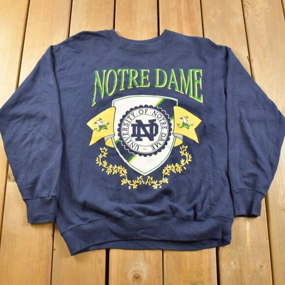 University of Notre Dame Sweatshirt, Notre Dame Fighting Irish Shirt tee - Picture 2 of 2